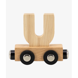 LETRA TREN NATURAL "U"