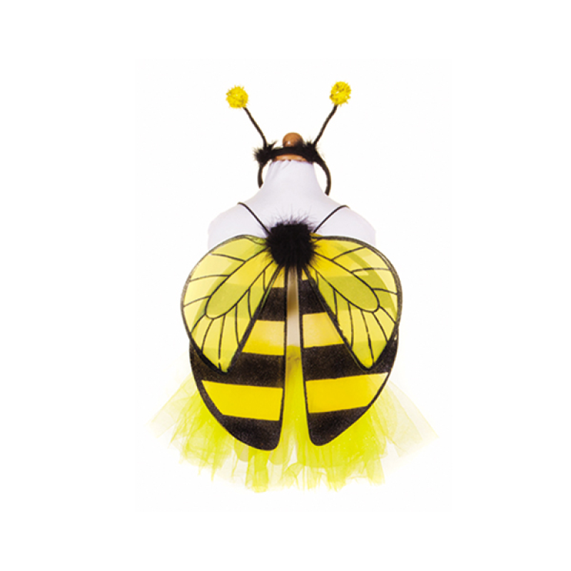 SET ABEJA CON ALAS Y FALDA CON PURPURINA (3 PIEZAS)