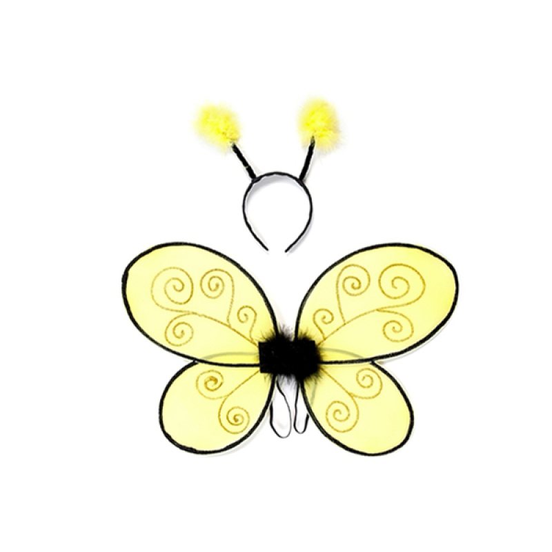 SET DE ALAS Y DIADEMA ABEJA