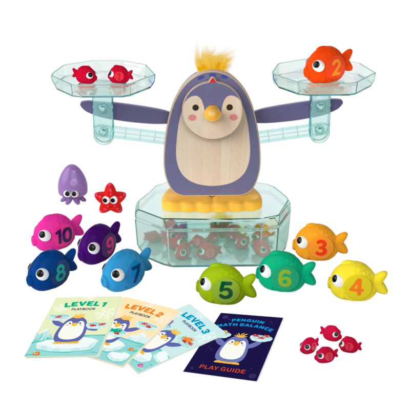 MATH SCALE TOY BALANZA PINGUINO