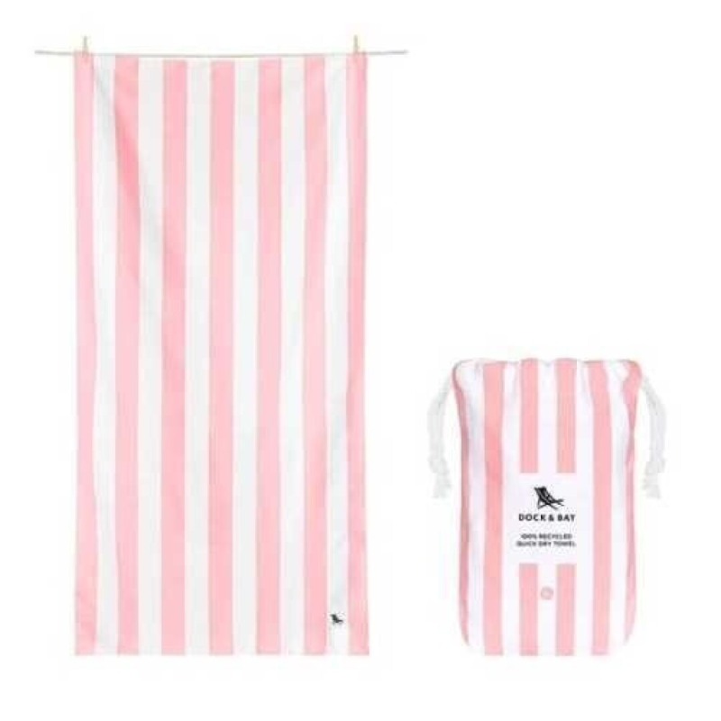TOALLA DOCK Y BAY CABANA ROSA PASTEL XL (2.00x0.90)