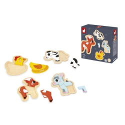 4 PUZZLES EVOLUTIVOS - GRANJA