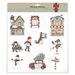 MAXI PEGATINAS NAVIDAD VENTANA LITTLE DUTCH