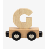 LETRA TREN NATURAL "G"