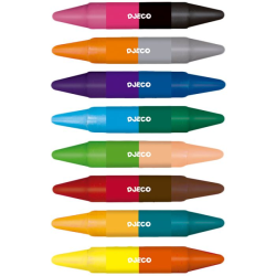 COLORES PARA PEQUES 8 CERAS...