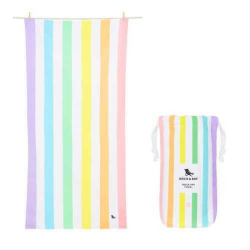 TOALLA DOCK Y BAY SUMMER RAINBOW PASTEL L (1.60x0.90)
