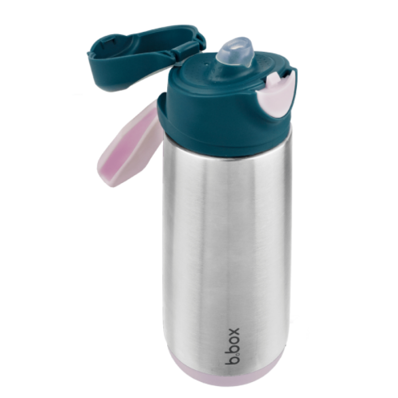 BOTELLA TÉRMICA CON BOQUILLA Y ASA 500ML B.BOX INDIGO ROSE