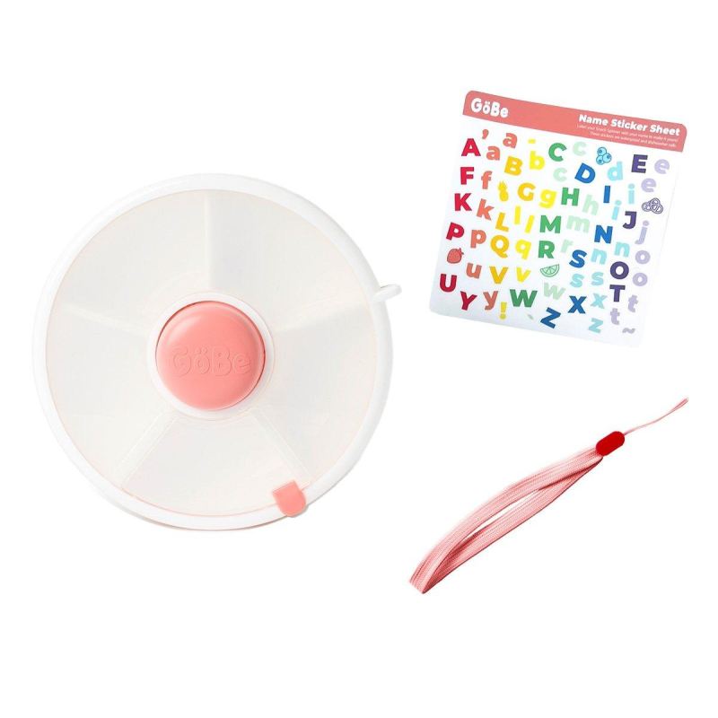 CAJA DE ALMUERZO SNACK FLIP CORAL PINK