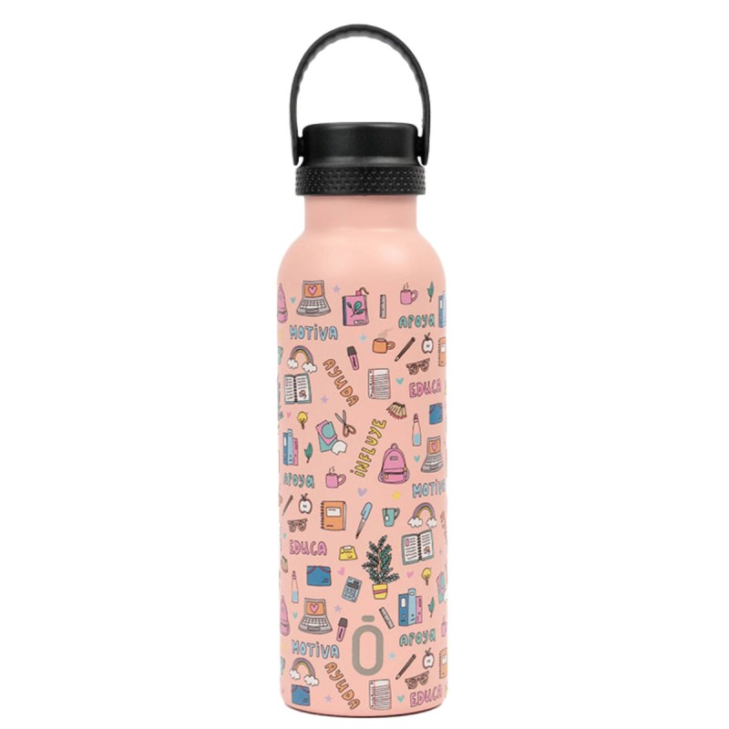 BOTELLA TERMO SPORT+T.ESTANDAR 600 ml-7x7x25 PROFE EN APUROS EDUCA