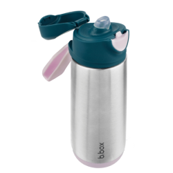 BOTELLA TÉRMICA CON BOQUILLA Y ASA 500ML B.BOX INDIGO ROSE