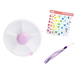 CAJA DE ALMUERZO SNACK SPINNER FLIP TARO PURPLE