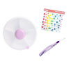 CAJA DE ALMUERZO SNACK SPINNER FLIP TARO PURPLE