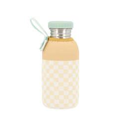 BOTELLA ACERO CON FUNDA STRIPES YELLOW CHESS 500ml