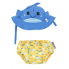 BAÑADOR/PAÑAL+GORRO BALLENA UPF