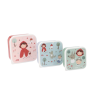 3 CAJAS DE ALMUERZO LITTLE RED