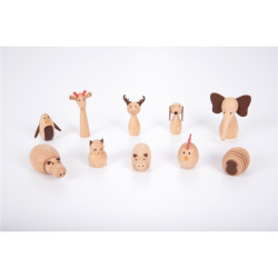 TICKIT ANIMALES DE MADERA...