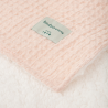 MANTA WAFLE/CORALINA BASICS ROSA EMPOLVADO