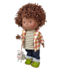 MUÑECO PIPPO MULATO CON MASCOTA NINES D´ONIL