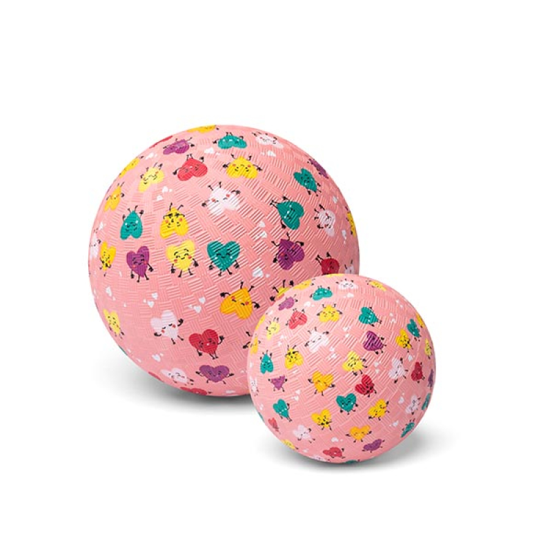 PELOTA DE CAUCHO NATURAL HEARTS 13cm