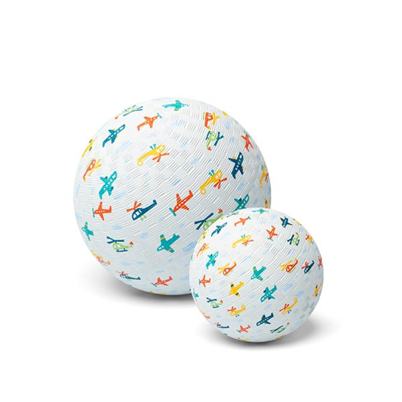 PELOTA DE CAUCHO NATURAL PLANES 13cm