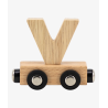LETRA TREN NATURAL "V"