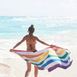 TOALLA DOCK Y BAY SUMMER RAINBOW SKIES L (1.60x0.90)