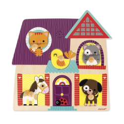 PUZLE ENCAJABLE MUSICAL "MIS AMIGUITOS LOS ANIMALES"