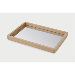 TICKIT PEQUEÑO ESPEJO DE MADERA 36X24X3cm