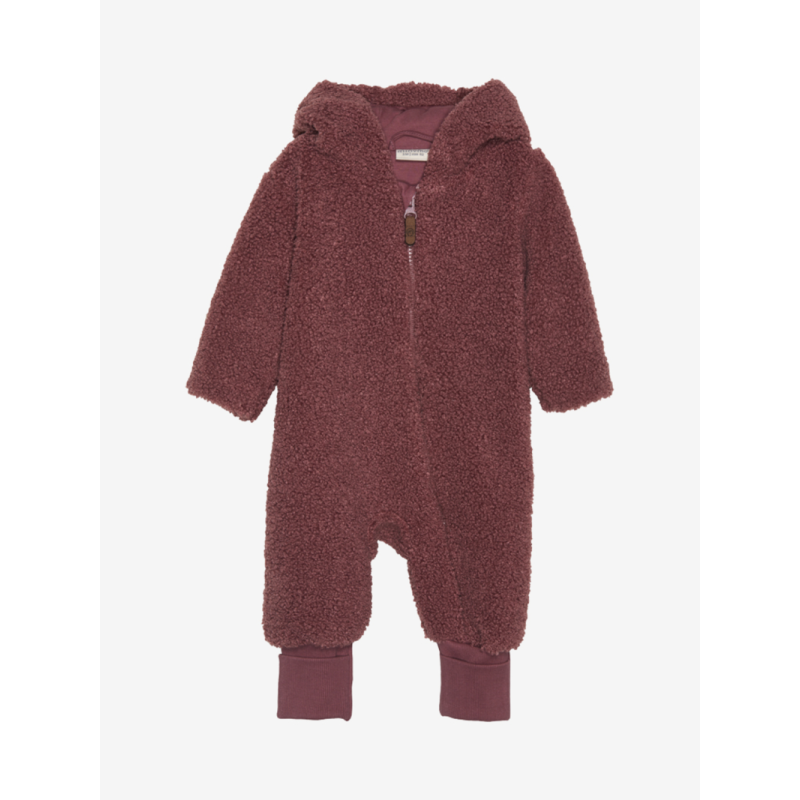 MINYMO TRAJE ENTERO ROJO RUANO (6 meses)