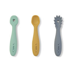 SET DE PRECUCHARAS AZUL MIST SARO